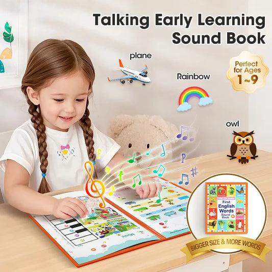 Busy Board,Montessori Toys for 1-3 Years Old, Wooden Toddler Toys, Sensory Travel Toys, Ideal Gift for 1+ Year Old Boys (Busy Board Plus V2) dealsforyoudays Learning Materials Infant road trip Multi Activity Playset