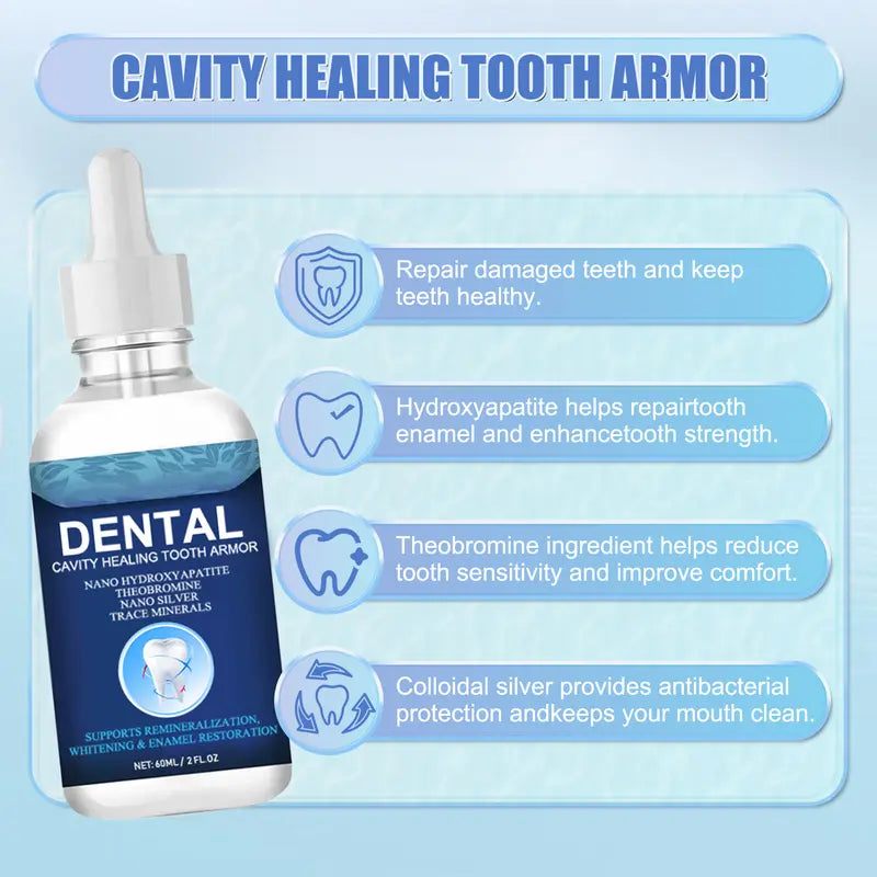 Tooth Armor Liquid Drops,Enamel Refurbishing, Daily Drops Oral Care for Sensitive Teeth