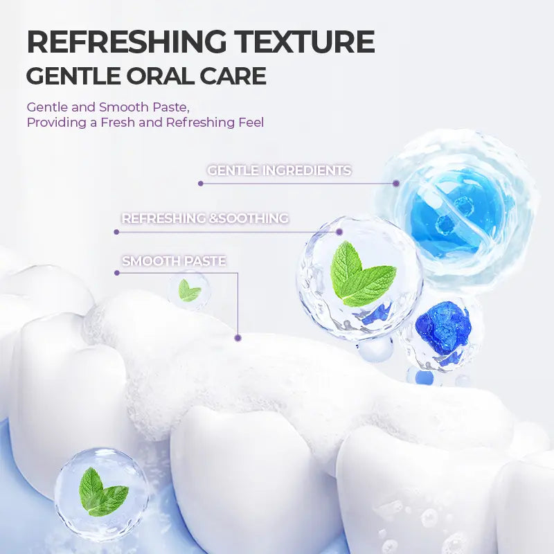 Kreain Nature 5 Tooth Refresh Toothpaste for Fresh Breath Prevent Tooth Loss with Natural Ingredients Gentle Care for Tooth Sensitivity Toothache Care for Dental Health