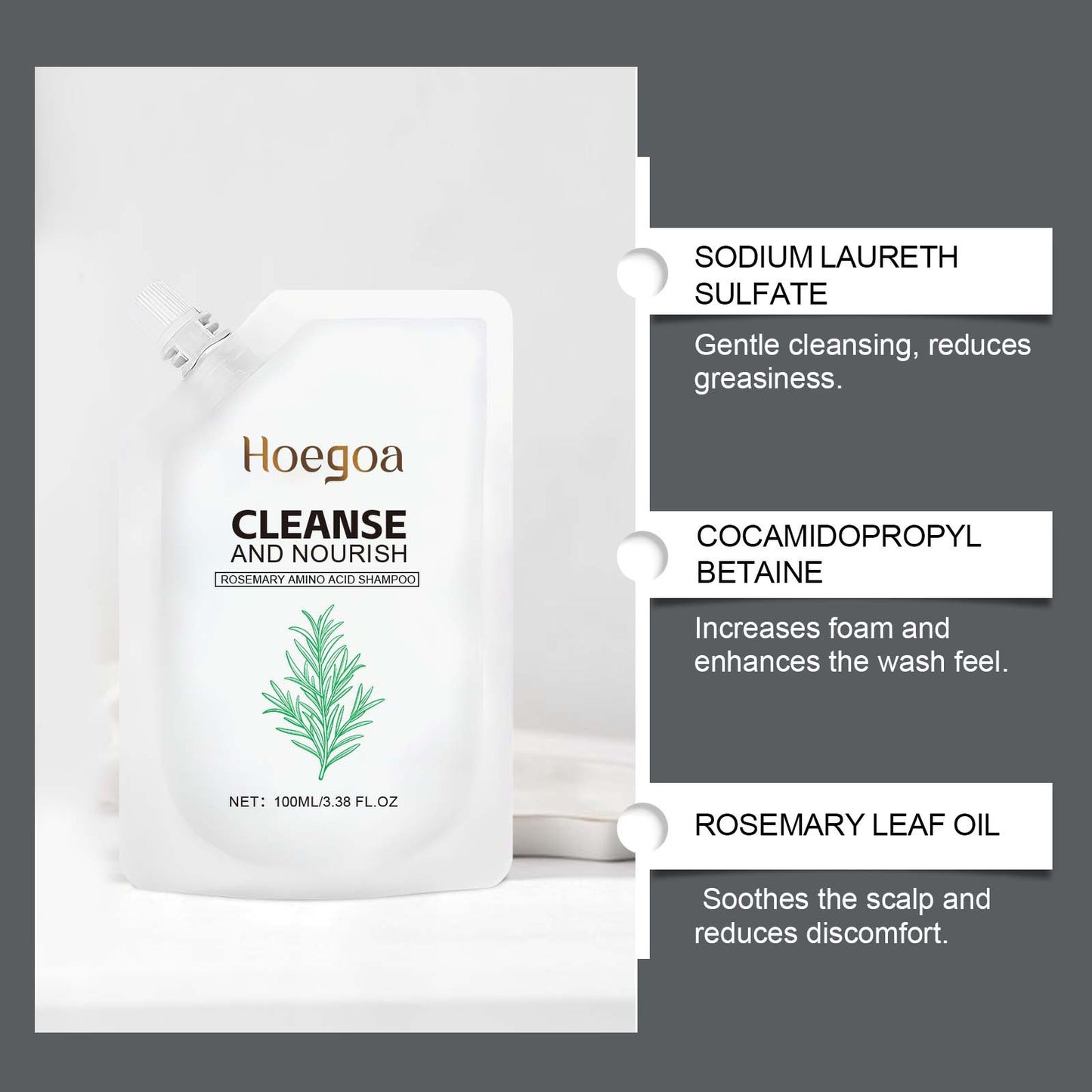 【 Buy 1-Get 1 Free!】Anti-Hair Fall Hair Loss Treatment Shampoo Oil Control Anti Dandruff Haircare Rosemary Zinc PCA Help Hair Growth Amino Acid Hydrolyzed Protein Repair Reduce Hair Loss Scalp Cleanser Conditioner 250ML Gentle Smoother