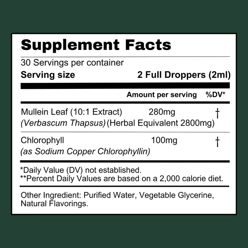 ChicAddOns Mullein + Chlorophyll