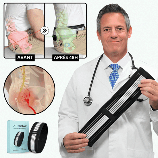 Orthopedic Belt | Eliminates 95% of lower back pain in just 48 hours