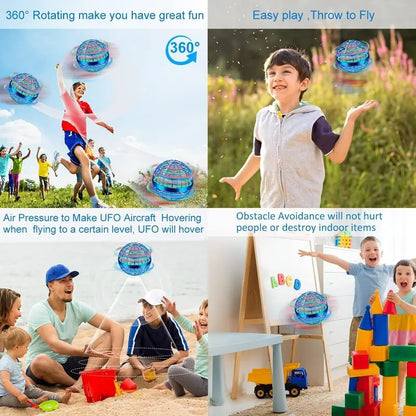 Galaxy Anti-Gravity Boomerang Ball – Hover Orb & LED Fly Spinners for All Ages – Cool Indoor/Outdoor Toys for 6-12 Year Olds & Teens