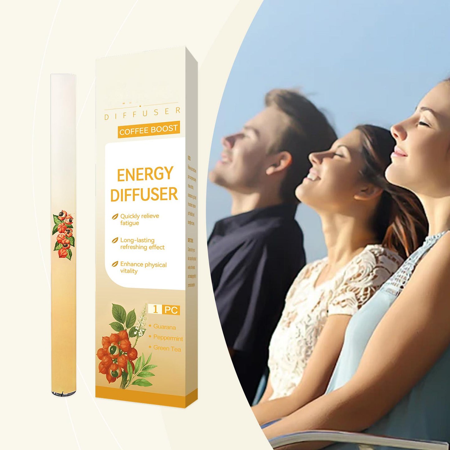 Mullein Relaxation Stick – Soothes Lungs, Detoxifies, Freshens